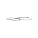 TOM TAILOR women's hoop earrings, rhodium-plated 925 sterling silver, view 4