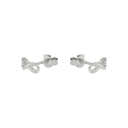 TOM TAILOR Infinity Damen Ohrstecker in 925 Silber