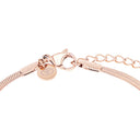 TOM TAILOR women's bracelet, stainless steel with rose gold IP plating, clasp