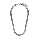 TOM TAILOR men's curb chain necklace in stainless steel