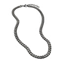 TOM TAILOR men's curb chain necklace in stainless steel
