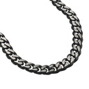 TOM TAILOR men's curb chain necklace in stainless steel