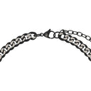 TOM TAILOR men's curb chain necklace in stainless steel