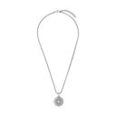 TOM TAILOR men's compass necklace in stainless steel