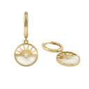 NOELANI women's hoop earrings in 925 sterling silver