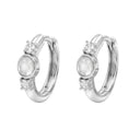 NOELANI women's hoop earrings in 925 sterling silver