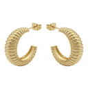NOELANI women's hoop earrings in stainless steel