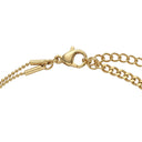 NOELANI women's curb and ball chain necklace in stainless steel