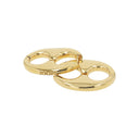 JOOP! Ohrring (Creolen) Women, Edelstahl IP gold, Ansicht 3