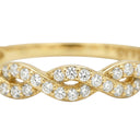 AMOR Ring Women, 925 Silber vergoldet, Ansicht 5
