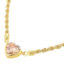 JOOP! women's necklace, gold-plated 925 sterling silver, back