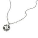 JOOP! men's compass necklace in stainless steel