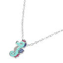 PRINZESSIN LILLIFEE girls' necklace, rhodium-plated 925 sterling silver, back