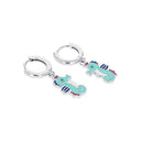 PRINZESSIN LILLIFEE Ohrring (Creolen) Kids - Girls, 925 Silber rhodiniert, Ansicht 3
