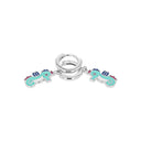 PRINZESSIN LILLIFEE Ohrring (Creolen) Kids - Girls, 925 Silber rhodiniert, Ansicht 4