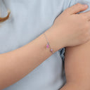 PRINZESSIN LILLIFEE girls' bracelet, rhodium-plated 925 sterling silver, view 2