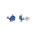 PRINZESSIN LILLIFEE girls' stud earrings, rhodium-plated 925 sterling silver, main image
