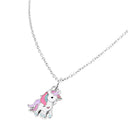 PRINZESSIN LILLIFEE girls' unicorn necklace in 925 sterling silver