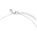 PRINZESSIN LILLIFEE girls' necklace, rhodium-plated 925 sterling silver, clasp