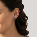 Women's stud earrings, view 2