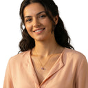 Women's necklace, worn by model