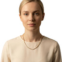 Women's necklace, worn by model