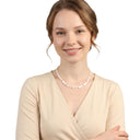 Women's necklace, worn by model