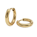 Women's charm hoop earrings, view 9