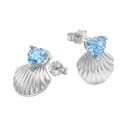 Women's stud earrings, view 3