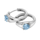 Women's hoop earrings, view 3