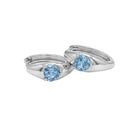 Women's hoop earrings, view 4