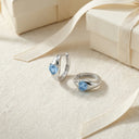 Women's hoop earrings, view 6