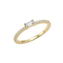 AMOR Ring mit Stein Women, weiß, Hauptbild