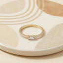 AMOR Ring mit Stein Women, weiß, Ansicht 14