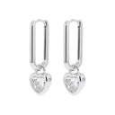 TOM TAILOR Ohrring (Creolen) Women, 925 Silber rhodiniert, Ansicht 4