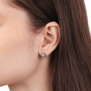 TOM TAILOR Ohrring (Ohrstecker) Women, 925 Silber rhodiniert, Ansicht 2