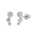 TOM TAILOR women's stud earrings in 925 sterling silver
