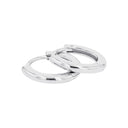 TOM TAILOR women's hoop earrings, rhodium-plated 925 sterling silver, view 6
