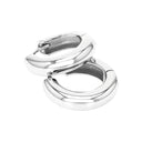 TOM TAILOR women's hoop earrings, rhodium-plated 925 sterling silver, silver, view 7