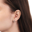 TOM TAILOR women's anchor stud earrings in 925 sterling silver