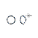 TOM TAILOR women's stud earrings, rhodium-plated 925 sterling silver, main image