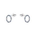 TOM TAILOR women's stud earrings, rhodium-plated 925 sterling silver, view 5