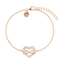 TOM TAILOR Infinity Herz Damen Armband in 925 Silber