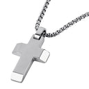 TOM TAILOR men's cross necklace in stainless steel