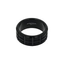 TOM TAILOR men's ring, stainless steel with black IP plating, view 4