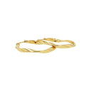 TOM TAILOR Ohrring (Creolen) Women, Edelstahl IP gold, Gold, Ansicht 7