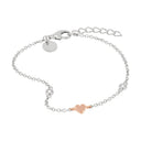 TOM TAILOR Armband Kids - Girls, 925 Silber silber / rosévergoldet (bicolor), Ansicht 3