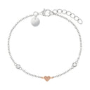 TOM TAILOR Armband Kids - Girls, 925 Silber silber / rosévergoldet (bicolor), Hauptbild