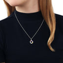 TOM TAILOR girls' necklace, rhodium-plated 925 sterling silver, view 2
