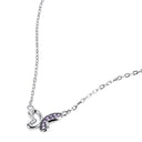 TOM TAILOR girls' butterfly necklace in 925 sterling silver